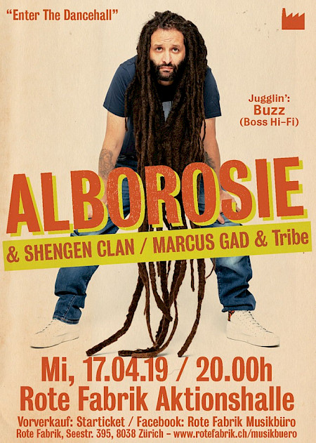 Poster Alborosie & Shengen Clan