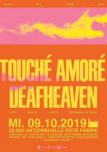 Poster Touché Amoré / Deafheaven