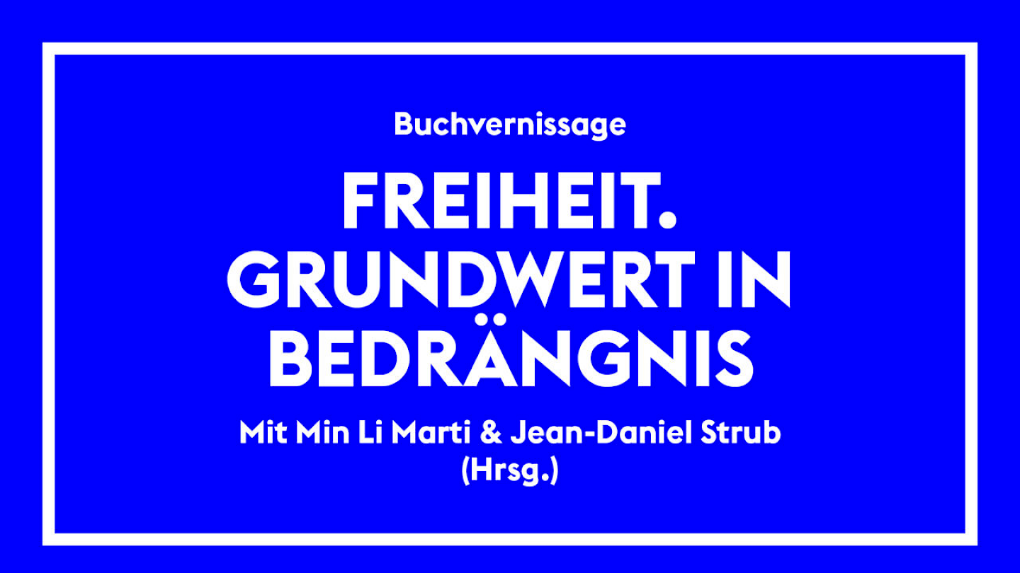 Buchvernissage – Min Li Marti & Jean-Daniel Strub