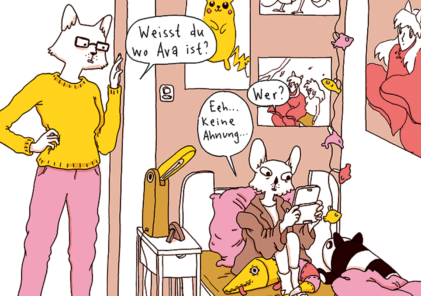 Leonie Rösler – «Wen kratzt Ava?» und andere Comics