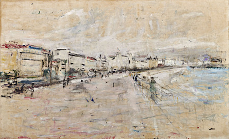 Varlin: Die «Promenades des Anglais» in Nizza, 1932, Öl auf Leinwand, Kat. 53. Foto: Reto Pedrini © P. Guggenheim, Bondo.