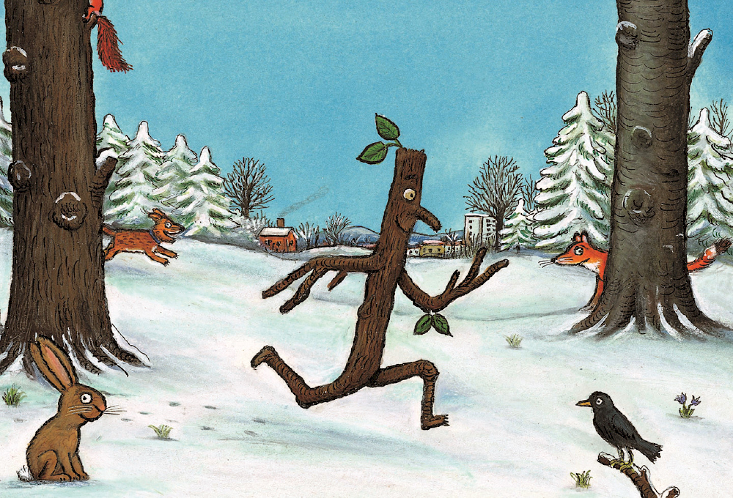 Der Stockmann (c) Axel Scheffler, 2008, Reproduced with the permission of Scholastic Children’s Books