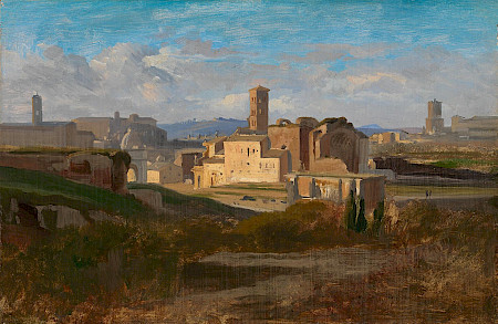 Barthélemy Menn, Blick über das Forum Romanum, um 1835/1838