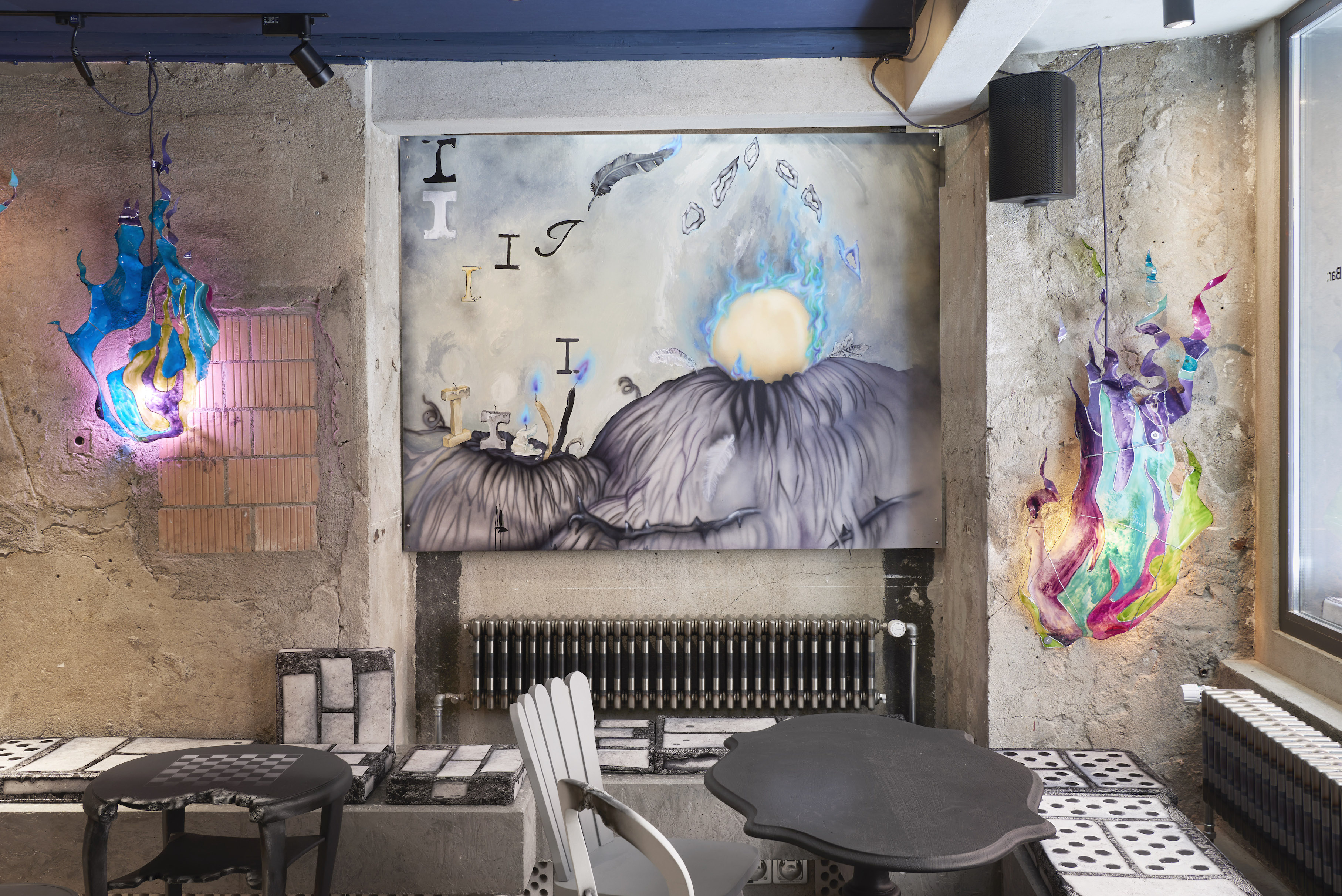 Ilaria Vinci, «Phoenix Philosophy Café», Cabaret Voltaire, 2022, Photo: Philipp Hänger