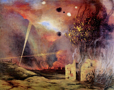 Félix Vallotton, Paysage de ruines et d'incendies, 1915
Kunstmuseum Bern