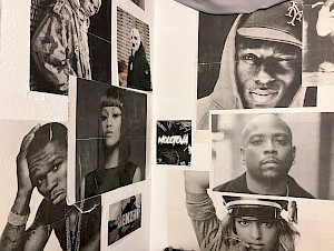 Die Inspiration hängt an der Wand © Pascal Hitz