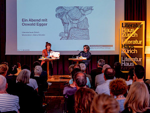 Alisha Stöcklin und Oswald Egger © Maher Akraa