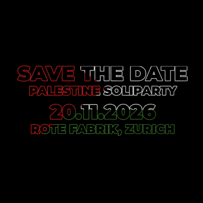 Poster Palestine Soliparty