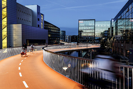 Cykelslangen in Kopenhagen / (c) Dissing+Weitling Architecture / Foto: Rasmus Hjortshøj