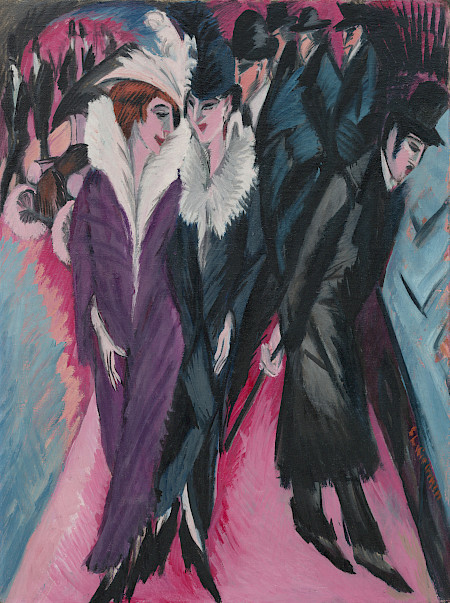 Ernst Ludwig Kirchner Die Strasse, 1913 Öl auf Leinwand, 120,5 × 91 cm The Museum of Modern Art, New York, purchase, 1939 Foto © 2017 Digital image, The Museum of Modern Art/Scala Florence