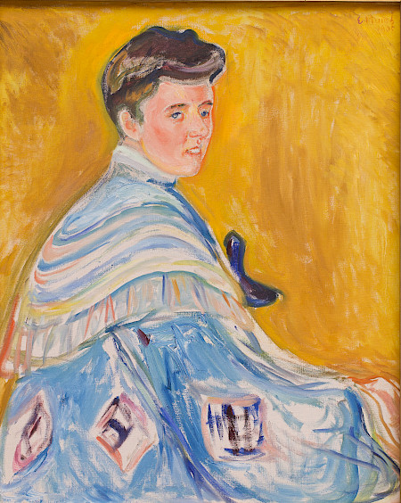 Edvard Munch, Bildnis Hanni Esche, 1905 Öl auf Leinwand, 81 x 70,5 cm Kunsthaus Zürich, Leihgabe der Herbert Eugen Esche-Stiftung, 2015
