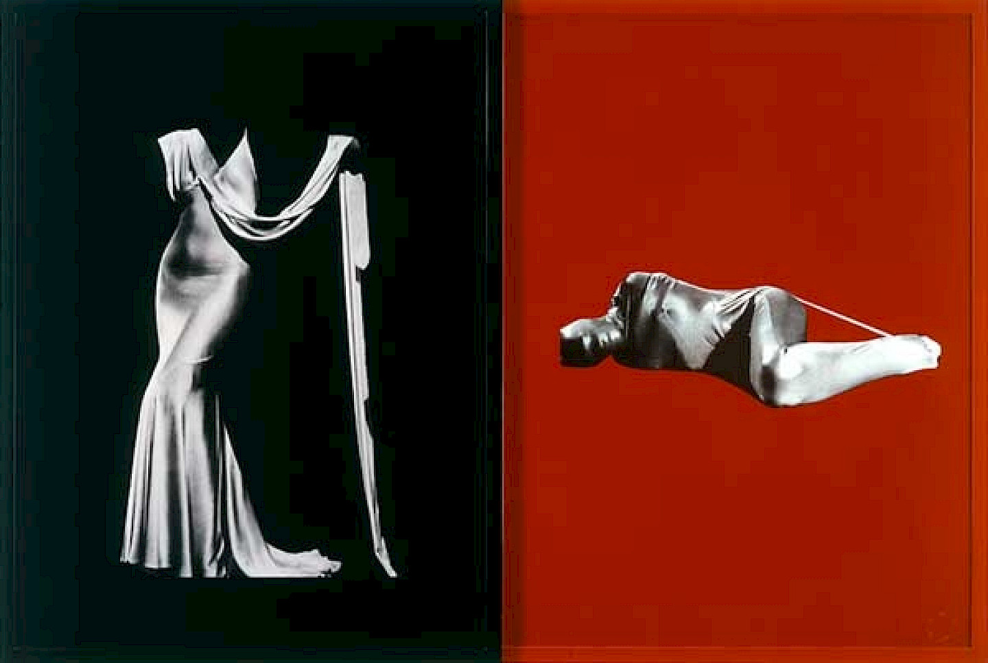 Figures, Diptychon, 2 Cibachrome, 1983 © Sarah Charlesworth