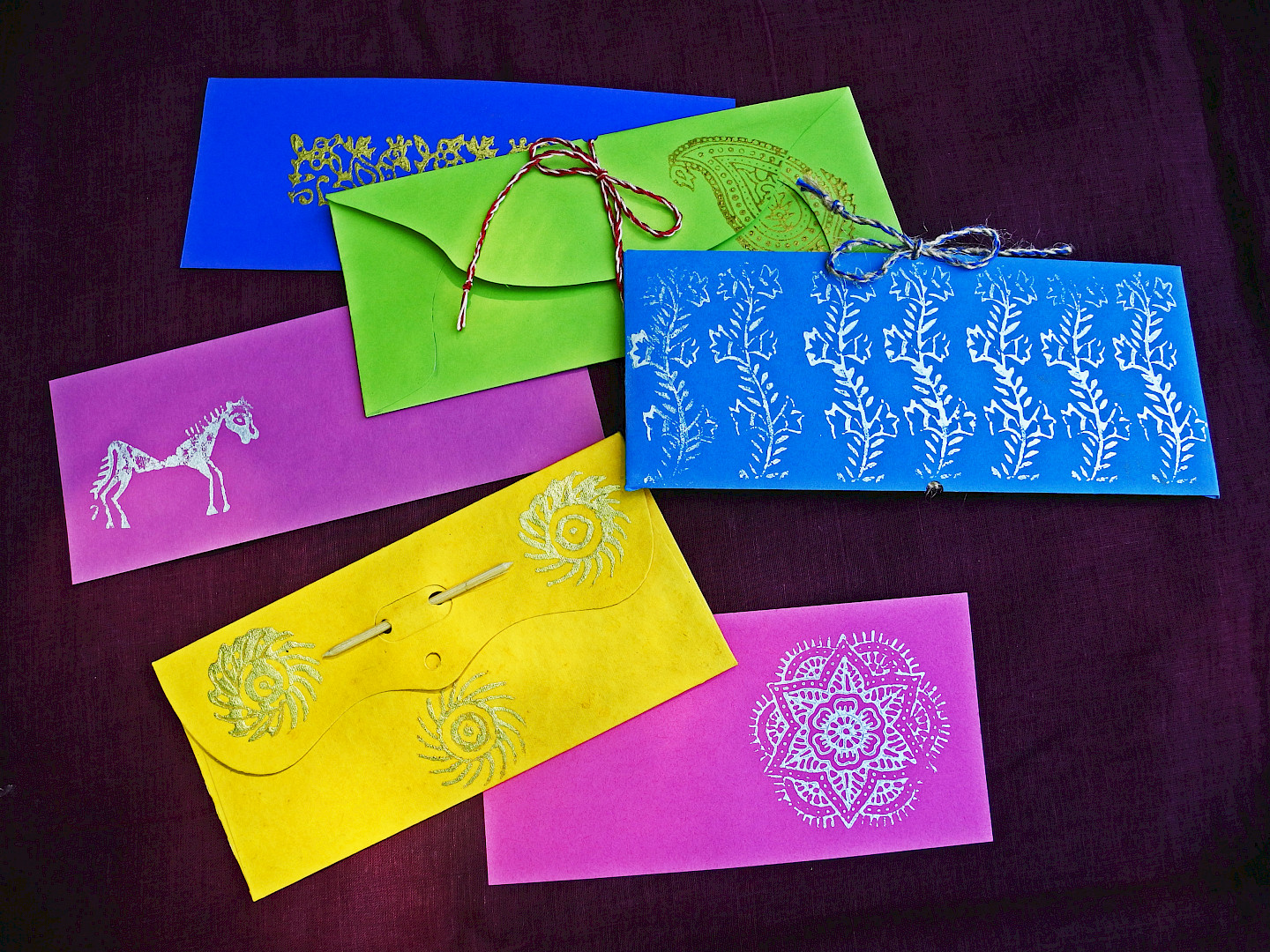 Offene Werkstatt: Indische Geschenkkarten